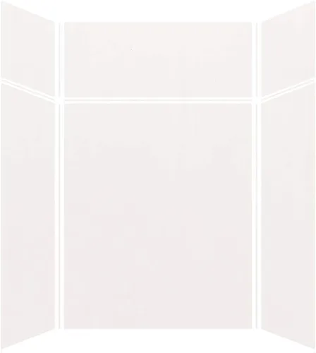 Vista 16 de Transolid EWKX363696-41 Expressions - Kit de pared de ducha de 6 paneles con extensión, 36 pulgadas de largo x 36 pulgadas de ancho x 96 pulgadas