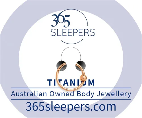 Vista 14 de 365 Sleepers Anillo de titanio de 18G de 0.236 a 0.394 pulgadas, con bisagras, segmento BCR, hélice, tragus, septum, nariz, labio, arete de aro