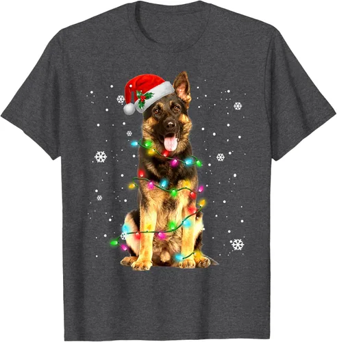 Vista 31 de Suéter de Navidad para perros de pastor alemán, suéter de Navidad para regalos de perros, Negro, S