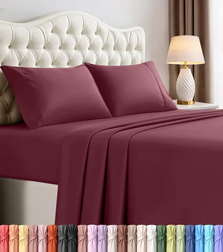 Vista 37 de Utopia Bedding - Juego de sábanas de microfibra cepillada, resistente al encogimiento y a la decoloración, de fácil cuidado, 3 piezas, tamaño Beige