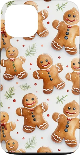 Vista 7 de Christmas Gingerbread Man Pattern for Girls Cute Xmas Baking Case for iPhone 17