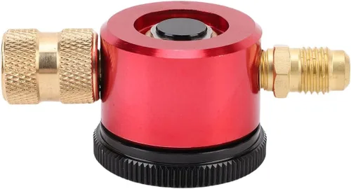 Vista 6 de Herramienta de purga de nitrógeno con ajuste de 1/4 de pulgada y regulador de nitrógeno de latón para sistemas de refrigeración HVAC, herramienta