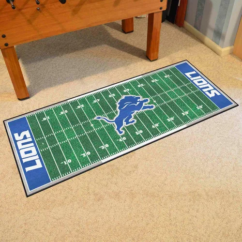 Vista 2 de FANMATS NFL Detroit Lions Runner Mat