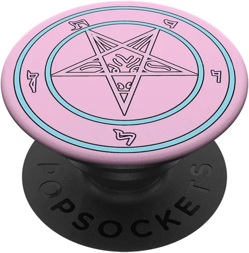 Vista 6 de Sigil of Baphomet Pastel Goth Occult Harajuku Yami Kawaii PopSockets MagSafe PopGrip para iPhone