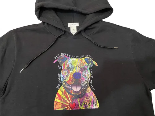 Vista 2 de CXCDIY El último estilo DIY Pitbull sudadera con capucha para mujer
