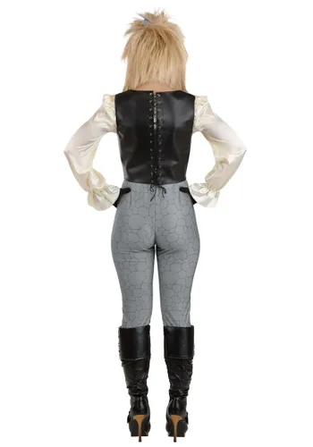 Vista 2 de Disfraz de Jareth para Mujer de Labyrinth Multicolor