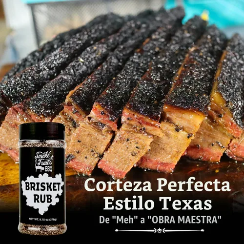 Vista 3 de Smoke Trails BBQ BRISKET RUB BBQ Rub for Texas Brisket de Steve Gow Ideal para pechuga, costillas cortas de carne, filetes y más