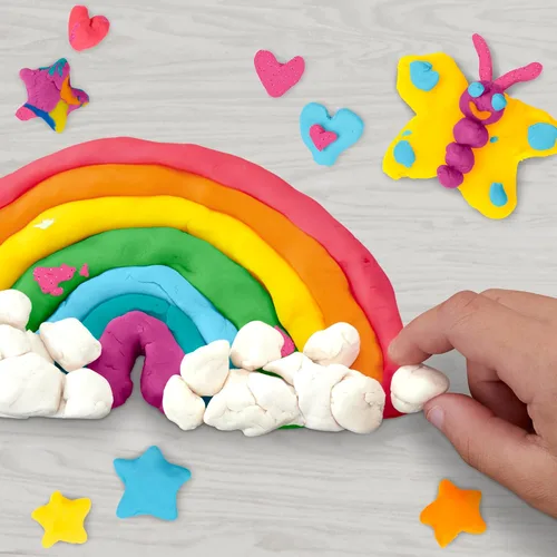 Vista 8 de Play Doh - Compuesto para modelado, paquete de 10 colores surtidos, no tóxico, latas de 2 onzas, regalos para relleno de calcetines navideños