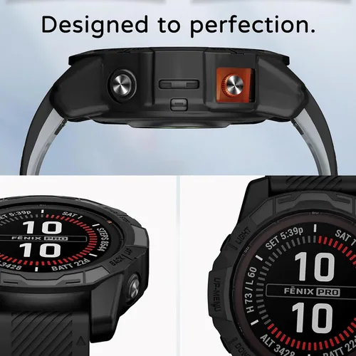 Vista 8 de Disscool Funda compatible con Garmin EPIX Pro de 1.654 pulgadas/Fenix 7S Pro/Fenix 7S, PC, ligera, resistente a los arañazos, funda protectora