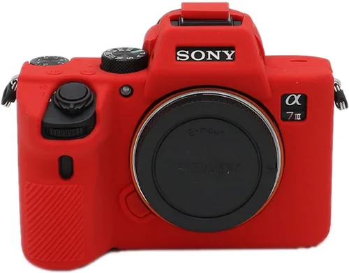 Vista 9 de TUYUNG - Funda de silicona para A7 III, funda protectora para cámara, compatible con cámaras Sony Alpha A7 III A7M3, verde militar