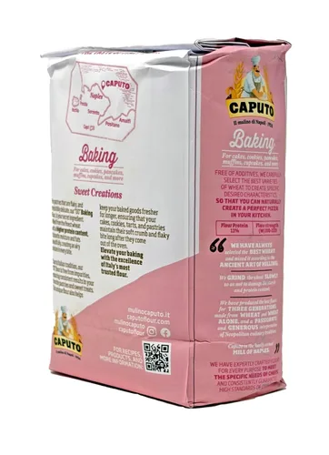 Vista 9 de Antimo Caputo Baking (Pasticceria Pastelería) Harina 00 2.2 lb Bolsa - Para Postres y Galletas - De Italia Tipo 00 Trigo