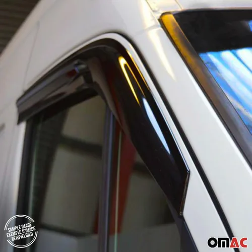 Vista 7 de OMAC Deflector de lluvia para ventana de ventilación para Mercedes Sprinter W906 2006-2018 Humo, 2