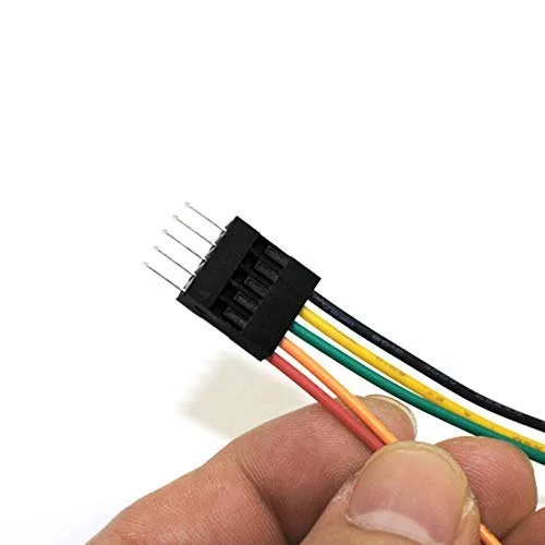 Vista 7 de Arcity Arcade Fighting Joystick Cable 8 Pins Transfer to 5 Pins Wires Parts USB Encoder Controller New