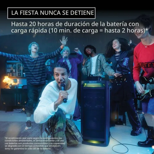 Vista 4 de Sony Micrófono inalámbrico ULT MIC para karaoke, dos micrófonos