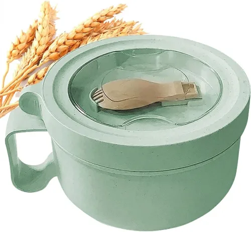 Vista 15 de Tazas para sopa de microondas con tapas, tazón de ramen para microondas de 28.7oz con tapa, diseño mejorado de agarre fácil para llevar contigo