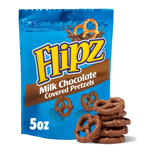 Vista 11 de Flipz Pretzels cubiertos de chocolate oscuro (4 onzas, paquete de 6), aperitivo perfecto dulce, salado y crujiente para adultos y niños