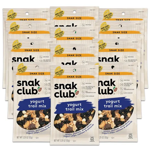 Vista 8 de Snak Club Energizer Trail Mix, 2 onzas (paquete de 12) Perfect balance of sweet and crunchy flavors in a resealable family-size bag for lunches