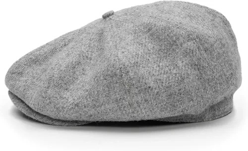 Vista 8 de Sterkowski Peaky Gorra 100% Harris Tweed Newsboy para hombres y mujeres Caliente clásico elegante sombrero de 8 paneles Cuadros marrón/azul