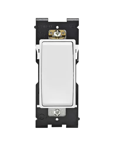 Vista 8 de Interruptor Leviton Renu para aplicaciones de 3 vías, 15A-120/277VAC, RE153-CA, Café Latte