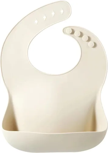 Vista 4 de PandaEar Set of 3 Silicone Baby Bibs Waterproof, Soft, Unisex, 10-72 Months