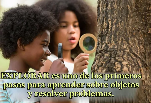 Vista 7 de Lupa de madera para niños, juguete de aventura de aprendizaje Montessori de madera - Aprende y explora - Lupa de madera
