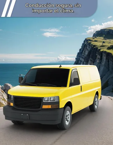 Vista 4 de Protectores de lluvia de ventana para Chevy Express Van y GMC Savana 2500
