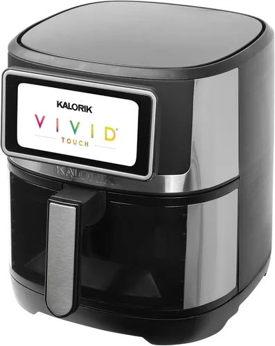 Vista 6 de Kalorik Freidora de aire Serie VIVID TOUCH de 5 cuartos de galón de capacidad con pantalla táctil de alta resolución, 202 ajustes preestablecidos