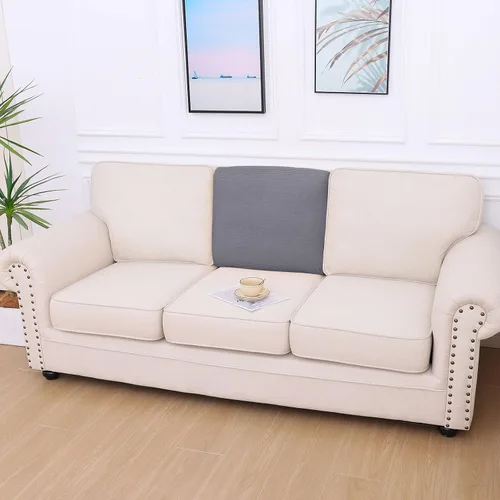 Vista 118 de hyha Fundas impermeables para sofá seccional, fundas de cojín Beige