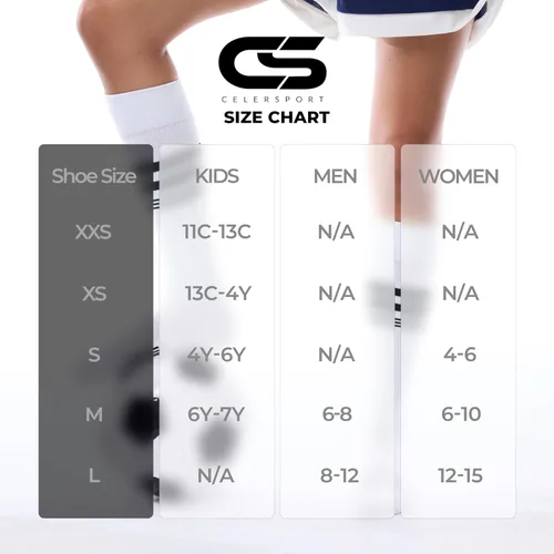 Vista 2 de CS CELERSPORT 23 pares de calcetines de fútbol y sóftbol para jóvenes, niños, hombres y mujeres, calcetines multideportivos