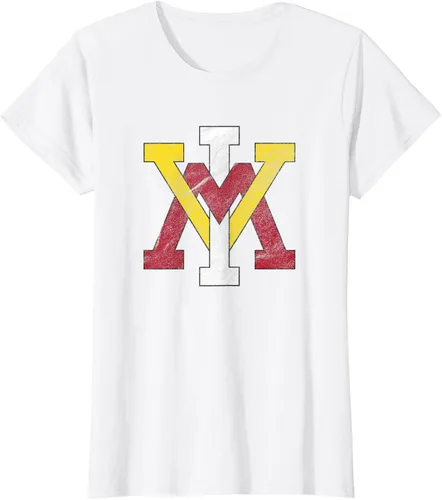 Vista 11 de Virginia Military Institute Camiseta VMI Keydets Distressed Primary, Negro