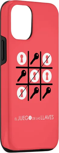 Vista 3 de Funda para iPhone 14 El Juego de las Llaves - Rojo