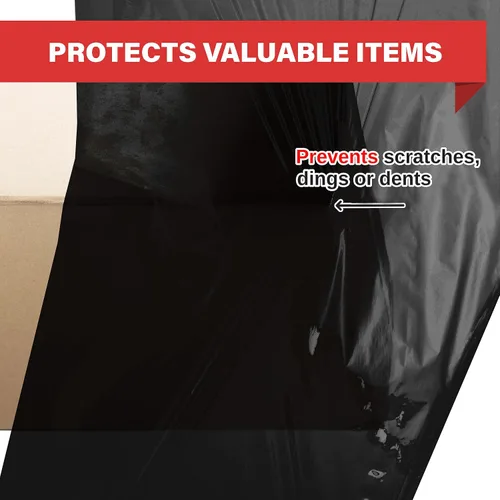 Vista 5 de Stretch Wrap - Rollos de plástico transparente para palé de plástico, resistente, 18 x 11 pulgadas, calibre 80 (grosor de 20 micras), autoadhesivo