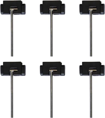 Vista 7 de Kit universal de repuesto de abrazadera de cubierta Tonneau para camión y accesorios para cubierta rígida de cama triple y cuádruple – 6 pernos