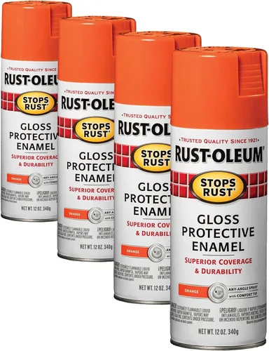 Vista 67 de Rust-Oleum 7776830 - Pintura en aerosol para prevención del óxido, 12 onzas, negro plano