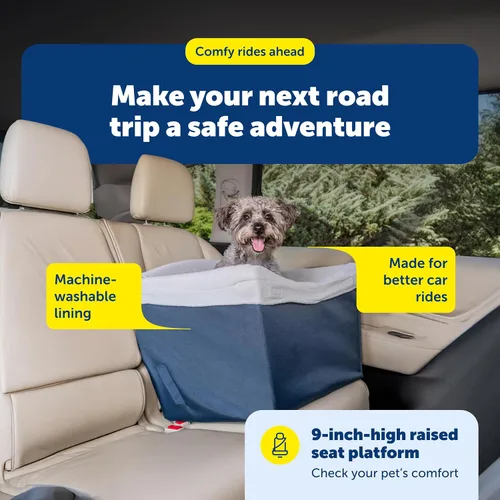 Vista 7 de PetSafe Asiento de seguridad para perros Happy Ride - Azul marino