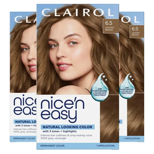 Vista 23 de Clairol Nice'n Easy Tinte Permanente para el Cabello, 11 Rubio Ultra Claro, Paquete de 3