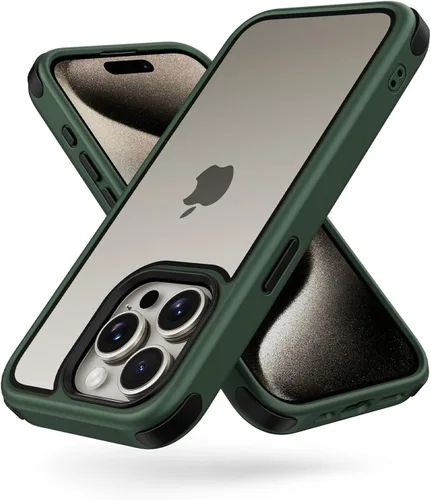 Vista 48 de Mobnano Funda transparente para iPhone 11, con protección multicolor a prueba de golpes, no amarillenta, anti arañazos, parte trasera