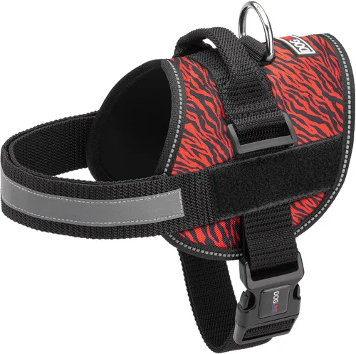 Vista 20 de Dogline Arnés para perro, chaleco reflectante ajustable sin tirones con asa para caminar, entrenar, transpirable, arnés sin estrangulamiento