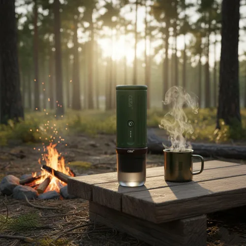 Vista 9 de Máquina de café espresso portátil CERA+ con autocalentamiento, hasta 8 tazas por carga y 20 bares, 3 * 4500mAh, CERApresso funciona con cápsulas NS