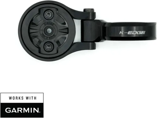 Vista 2 de K-Edge Sport TT Soporte para manillar de computadora de bicicleta Garmin Negro