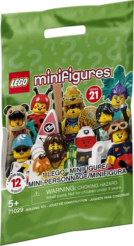Vista 4 de Lego Minifigures Series 21 71029 Kit de construcción coleccionable de edición limitada, nuevo 2021 (1 de 12 para coleccionar)