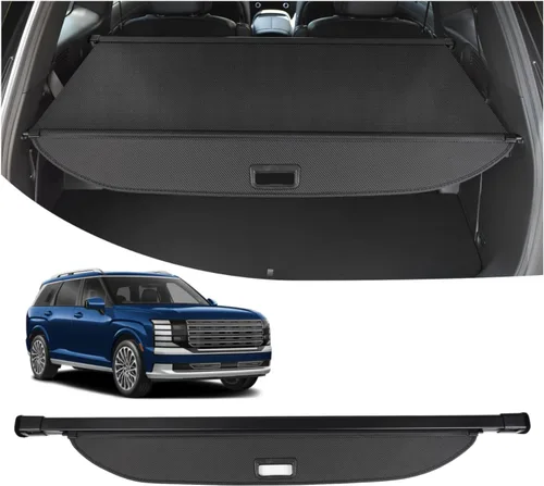 Vista 31 de Powerty Cubierta de carga para Volvo XC90 2016-2024 2025 Accesorios Cubierta de maletero retráctil Cubierta de blindaje de maletero Cubierta