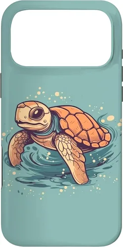 Vista 21 de Funda para iPhone SE (2020) / 7 / 8 Cute Kawaii Sea Turtle in the Ocean