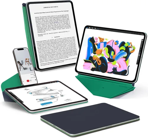 Vista 16 de MOFT Funda dinámica tipo folio para iPad Pro de 13 pulgadas (M5 2025 / M4 2024) – [Protección de esquina reforzada] Soporte magnético delgado