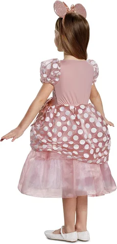 Vista 2 de Disguise Disfraz de Minnie de Oro Rosa Deluxe