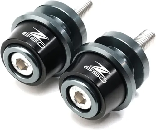 Vista 7 de Tornillos de soporte CNC de 0.315 in para motocicleta, carretes deslizantes para Kawasaki Z900 Z650 2017 2018 2019 2020 Anticaída Marco deslizante