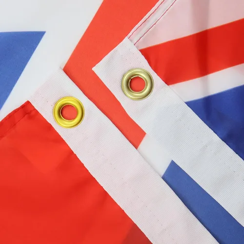 Vista 2 de AZ FLAG - Bandera de Ontario - 3 x 5 pies - Poliéster 100D Canadá - Cartel de la región canadiense de Ontario con dos ojales metálicos - Resistente