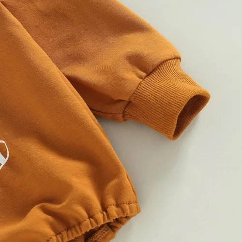 Vista 91 de MERSARIPHY Sudadera de fútbol para bebé, traje de manga larga con letras divertidas, ropa de otoño e invierno
