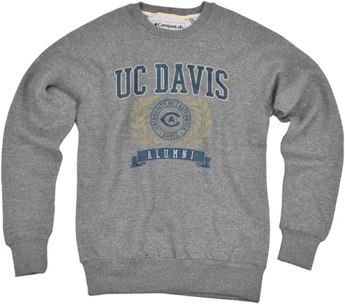 Vista 23 de Campus Lab Collegiate Classic Alumni Seal - Sudadera unisex con cuello redondo para adultos