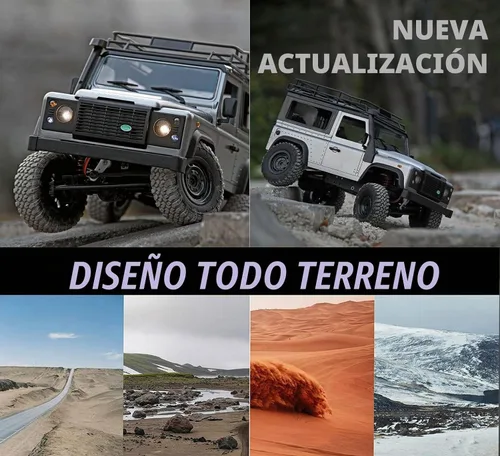 Vista 4 de HLSFWDRIVE MN99S RC Rock Crawler 4x4 Land Rover RC Crawler Escala 1/12